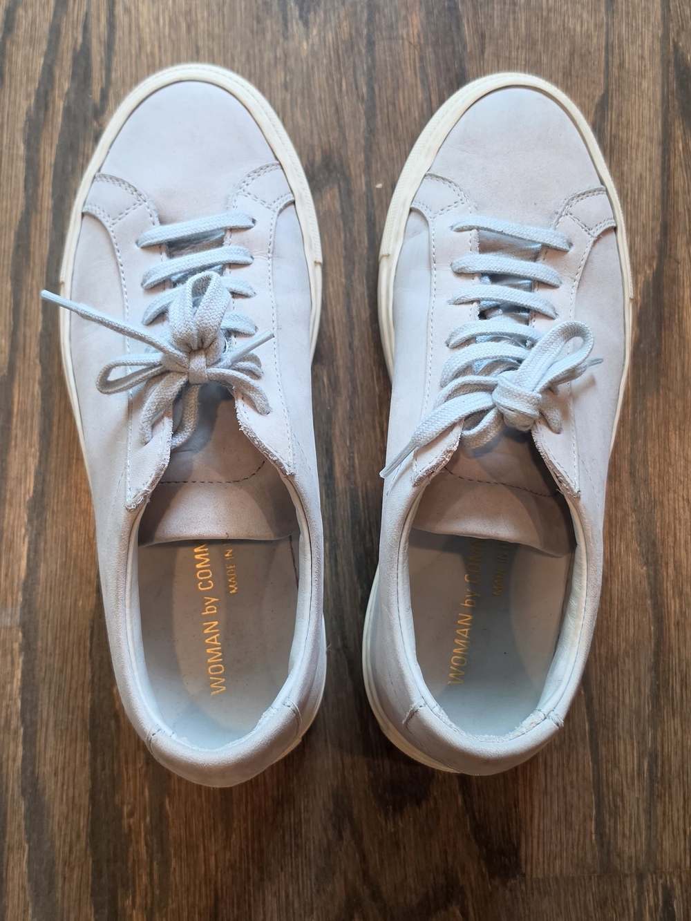 Common Projects Women Achilles Low (Light Gray Suede)